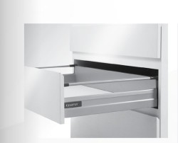 Samet - Samet 50 Cm Yüksek Bordürlü Gri Smartbox Çekmece Seti